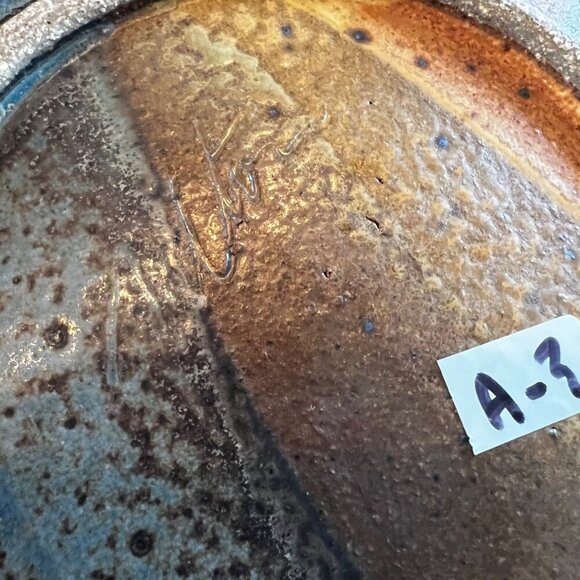 Rustic Vintage Studio Pottery Plate 8.5 - Picture 3 of 7